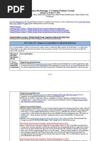 The January 6th Hearings A Criminal Evidence Tracker