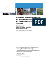 Advanced Inverter Technology For High Penetration Levels of PV Generation in Distribution Systems