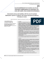 Disminución de La Permeabilidad de La Vía Aérea Con El Uso de Dispositivos Intraorales