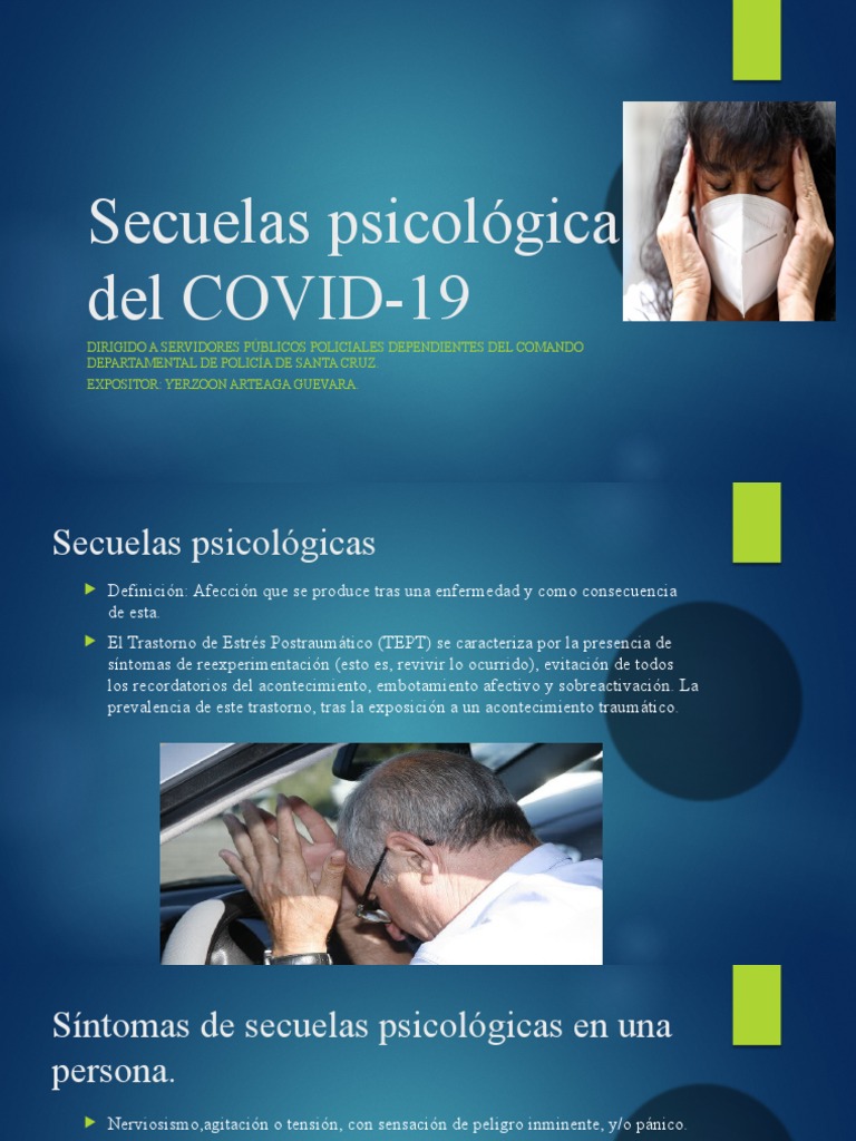 Secuelas Psicológicas Del COVID-19 | PDF | Estrés (biología) | Las ...