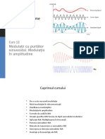 Curs 12 - Modulația În Amplitudine