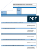 Registro de Identificación de Peligros Evaluación de Riesgos y Control