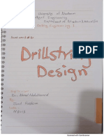 Drillstring Design