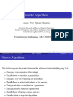 Genetic Algorithms: Assoc. Prof. Ayman Ghoneim