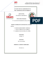 Consulta de La Unidad 5. Analisis de Regresión y Correlación Múltiples