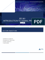 EE 361 Introduction To Signal Processing: Spring 2021