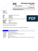 GHS Safety Data Sheet: Product and Company Identification