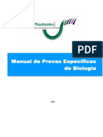 Manual de Provas Específicas Biologia 2020
