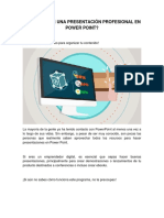 Cómo Crear Una Presentación Profesional en Power Point PDF