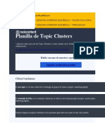 Planilla de Topic Clusters