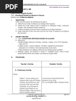 Sentence Structures - Harvey Ibe - Lesson Plan