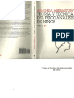 Teoria y Tecnica Del Psicoanalisis de Ninos Arminda Aberastury