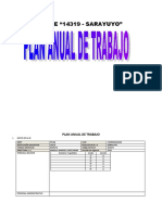 Plan Anual de Trabajo Primaria 2022