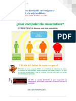 Calculo del indice de masa corporal