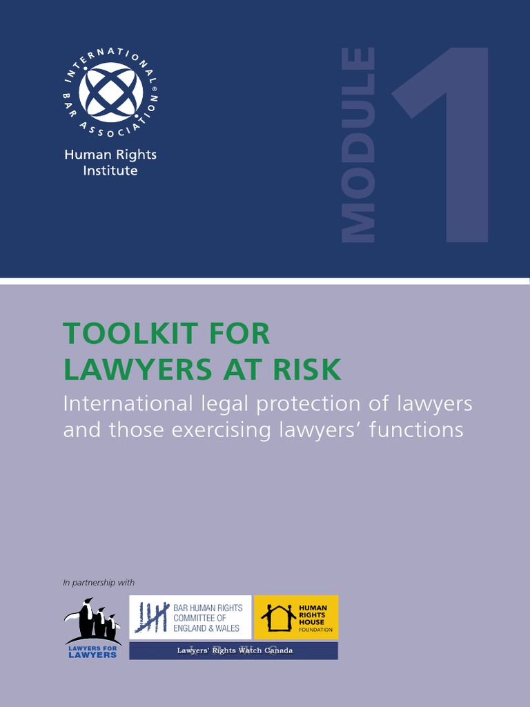 Lawyers at Risk Module 1 | PDF | Human Rights | Lawyer