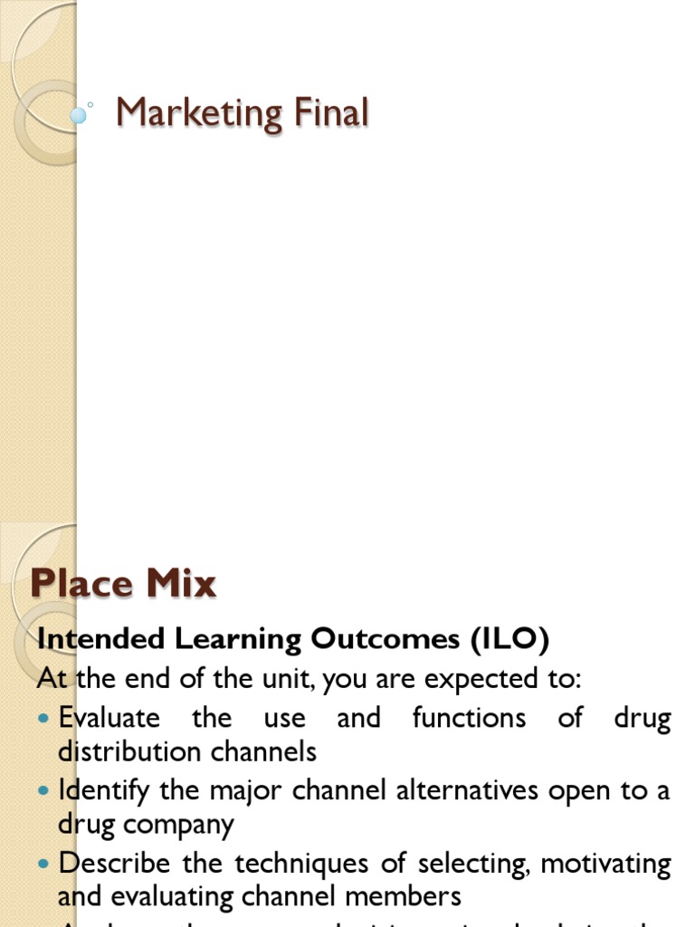 Final Marketing Pdf Marketing Marketing Strategy