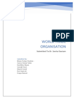 World Trade Organisation: Submitted To:Dr. Savita Gautam