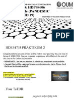 HDEF4703 & HDPS4606 Practicum Guide (PANDEMIC COVID 19) : Cluster of Education and Social Sciences (Cess)