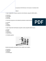 Soal UKK PJOK Kelas 5