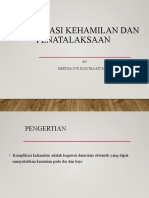 Komplikasi Kehamilan Dan Penatalaksanaan