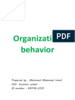 Organiaation Behavior 2