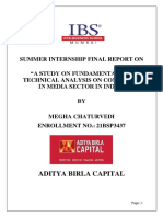 Analysis of Media Stocks