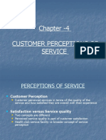 Chapter 4 Customer Perceptions of Service