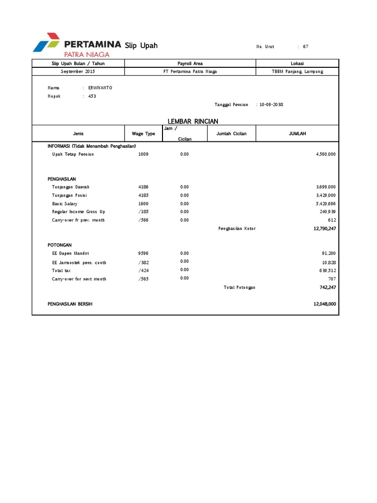 Slip Gaji PDF
