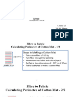 C. Renu Sai V-A DSE Attapur: Art Integration Fiber To Fabric Calculating Perimeter of Cotton Mat