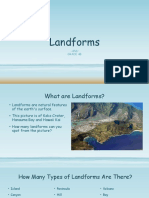 Landforms: - Anu Grade 4B