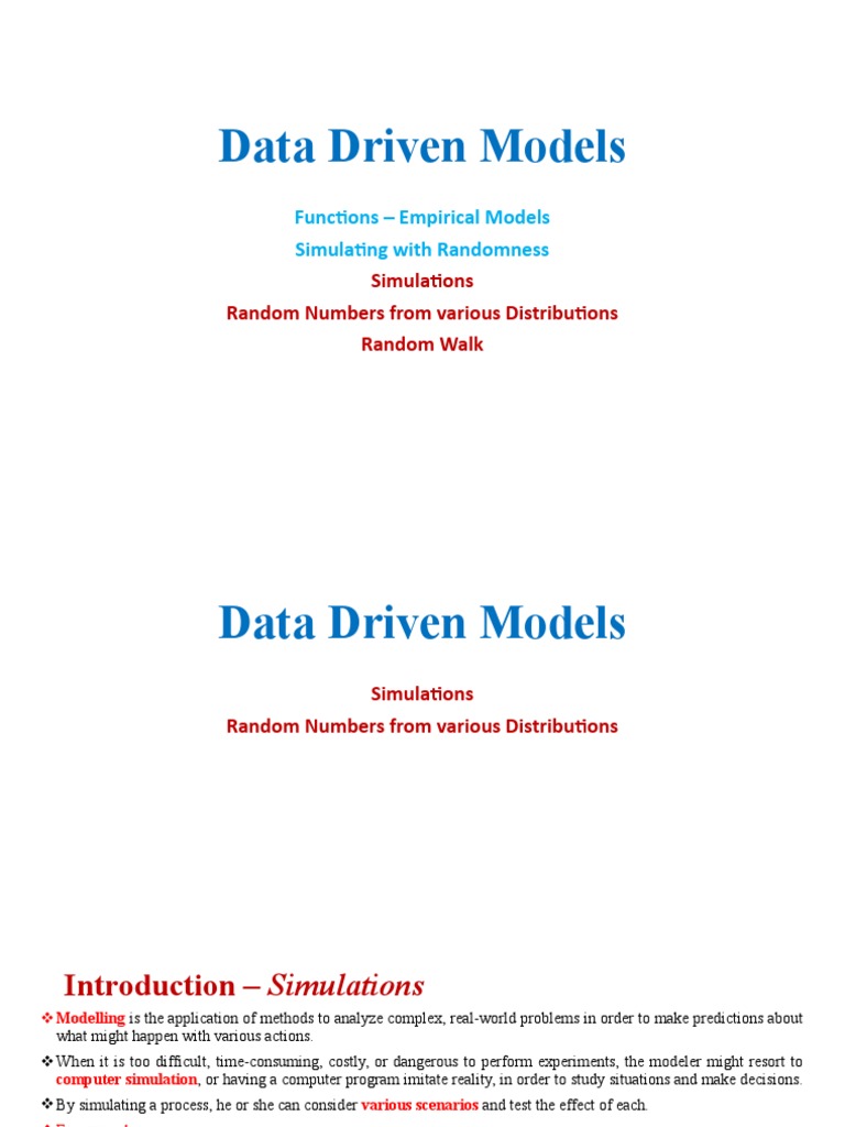 Base-Driven Random Simulation Techniques | PDF | Probability ...