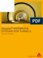 Sikaplan Membrane Systems For Tunnels