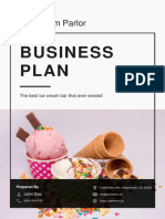 Ice Cream Parlor Business Plan Example