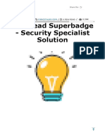 Trailhead Security Spealist SuperBadge Solution PDF