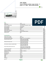 Product Data Sheet: Iquick Prd40R Modular Surge Arrester - 3 Poles + N - 350V - With Remote Transfer