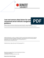 Low-Cost Sensors Data Fusion For Small Size Unmanned Aerial Vehicles Navigation and Guidance