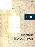 Pengantar Filologi Jawa