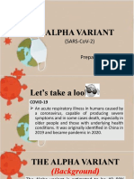Alpha Variant: (Sars-Cov-2) Prepared by Group 1