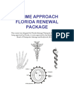 HEMME Approach Florida Renewal Package (This Course Was Designed For Florida Massage Therapists (LMTS) - 208 Pages