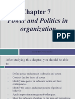 Power and Politics in Organization