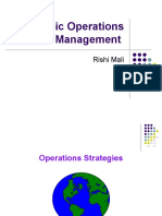 Strategic Operations Management