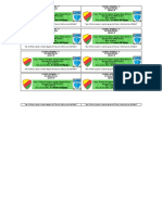 Boletas Torneo Primera.