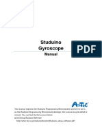 Studuino Gyroscope: Manual