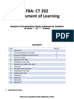 STUDENT ACHIEVEMENT ANALYSIS