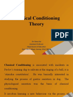 Classical Conditioning Theory