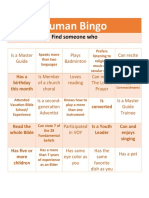 Human Bingo: Find Someone Who