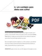 Detox Days: Um Cardápio para Encarar A Dieta Sem Sofrer