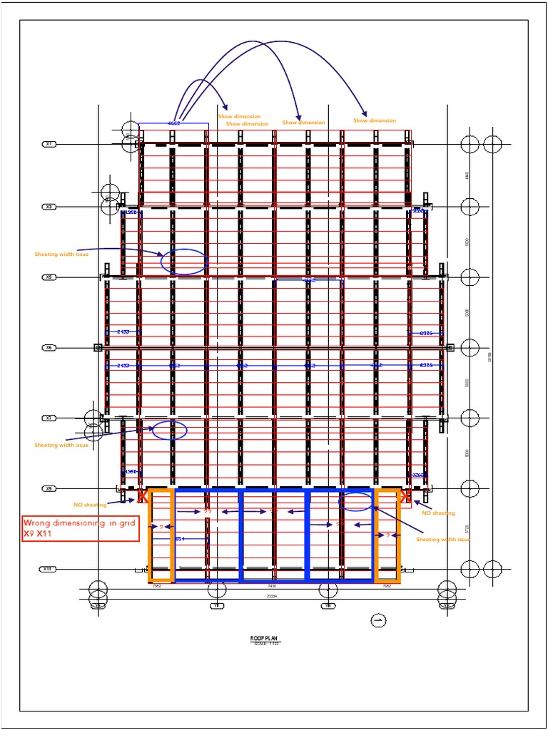 Wrong Dimensioning in Grid X9 X11 ? ?? ?? ? ??: Show Dimension Show ...
