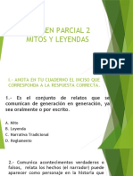 Examen Mitos y Leyendas