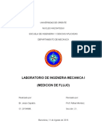 Medición de flujo con diferentes medidores